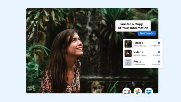 Facebook Transfer Your Information tool update brings new UI, multiple