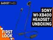 Sony WI-XB400 Headset | Unboxing & First Impressions 