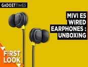 Mivi E5 Wired Earphone FL | Unboxing & First Impression