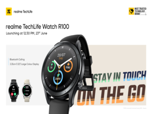 Realme TechLife Watch R100 scheduled to launch in India on June 23 